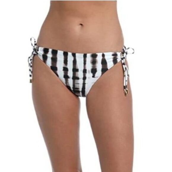 NWOT La Blanca | Side Tie Hipster Bikini Bottom Java Twisted Bamboo Plus 16 - Picture 1 of 6